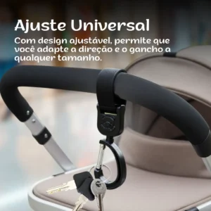 Acessorio para carrinho de bebe, gancho.