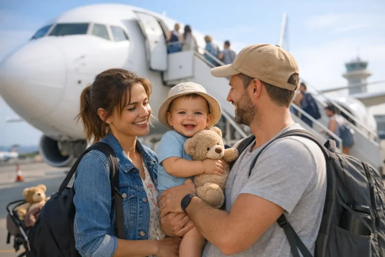 Como viajar com bebês sem estresse.